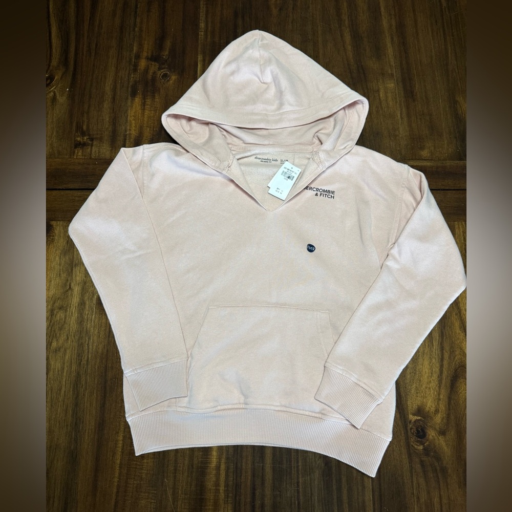 Abercrombie & Fitch Light Pink Casual Hoodie Kids size 11/12
